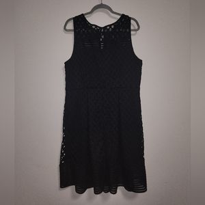 Black Detailed Cocktail Dress